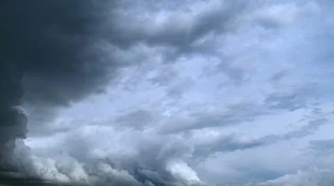 Storm clouds, time lapse Stock Footage 7736876