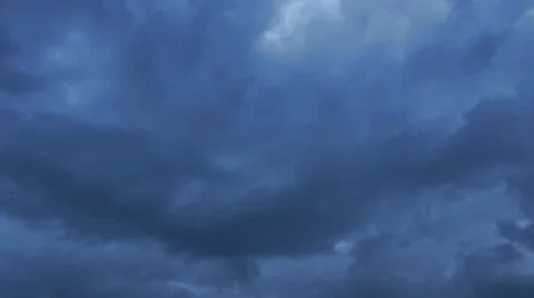 Storm clouds, time-lapse Stock Footage 10976087