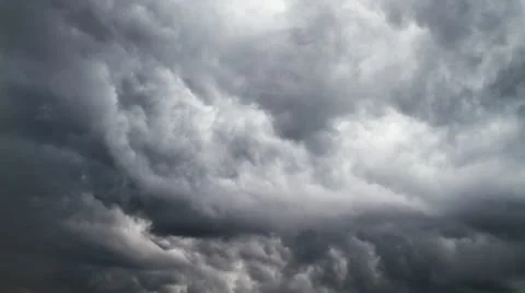 Storm clouds, time-lapse Stock Footage