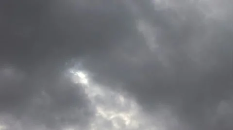 Storm clouds time lapse Stock Footage