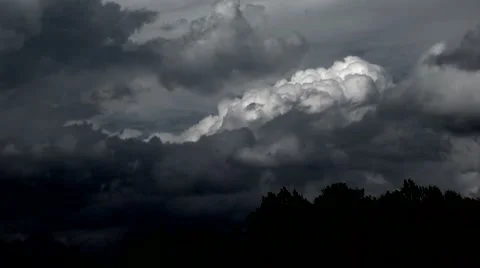 Storm clouds Time lapse Stock Footage 50186881