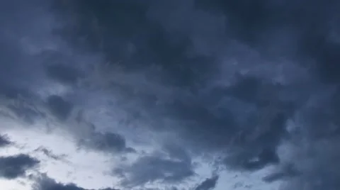 Storm Clouds Time Lapse Stock Footage 55246577