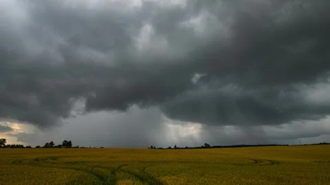 Storm clouds Time lapse Stock Footage 313648432