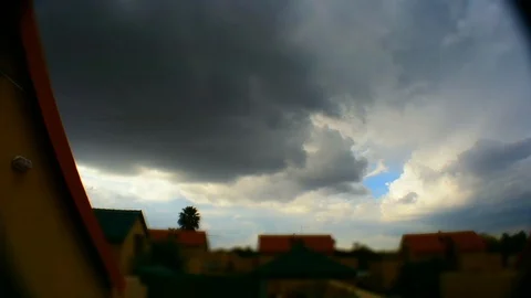 Storm Clouds Time Lapse Soft Focus Stock Footage 91982723
