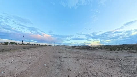 Storm Clouds Time Lapse at sunset in Gilbert Arizona. Vidéo 308003823