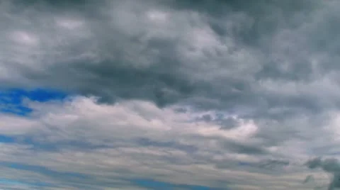 Storm clouds time lapse t3240 Stock Footage 11442728