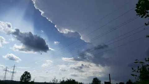 Storm clouds. Time Lapse Video. Stock Footage 155997544