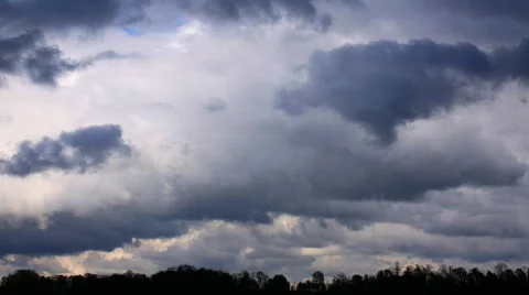 Storm clouds timelapse Stock Footage 709603