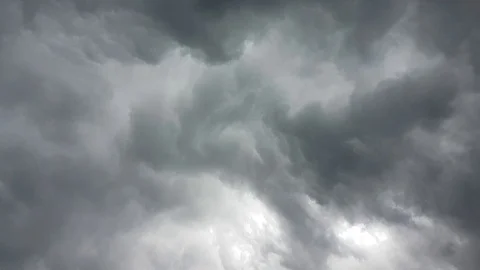Storm clouds in timelapse Stock Footage 91873141