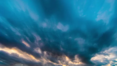 Storm clouds, timelapse Video stock 178620570