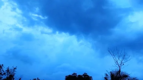 Storm Clouds Timelapse. 스톡 동영상 195965680