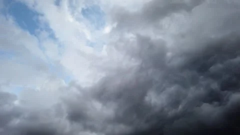 Storm Clouds Timelapse with some blue sky background Video stock 167484628