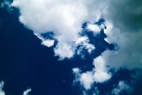 Storm clouds were white background. Stock Photos