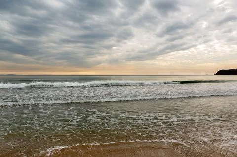 Storm on the coast. Stock Photos
