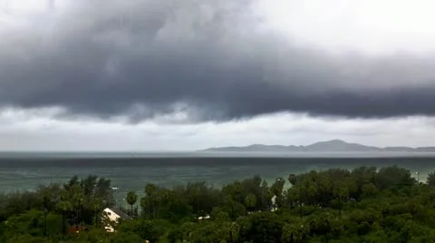 Storm comes Stock Footage