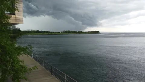 The Storm is Coming-Aerial Storm Clouds Video stock 142243543