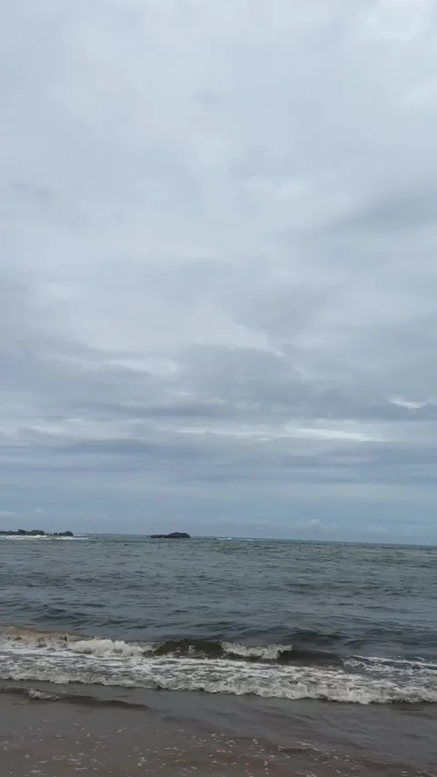 A Storm Is Coming Over The Ocean Stock Footage 253713901