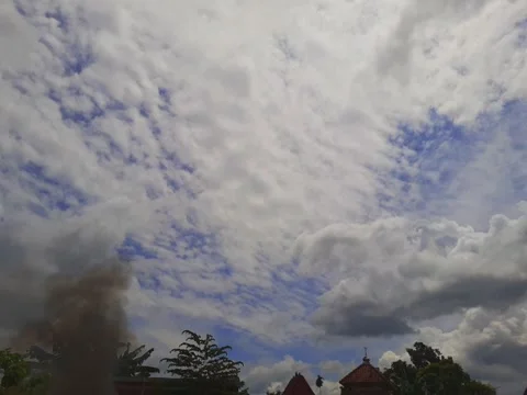 Storm at countryside Stock Footage 264749887