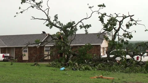 Storm Damage Stock Footage 54749510