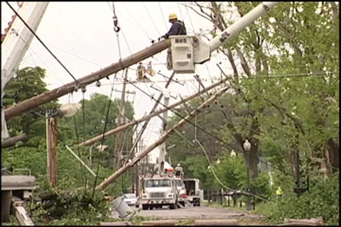 Storm damage memphis Stock-Footage 7811297