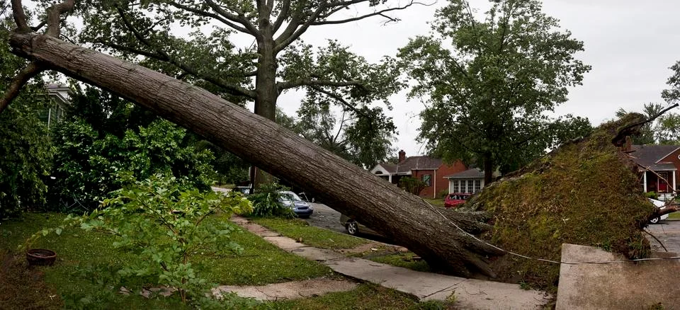 Storm damage Stock Photos