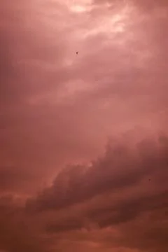 Storm day, dramatic clouds layout wallpaper Stock Photos