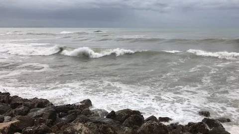 This is a storm day Stock Footage 128132389