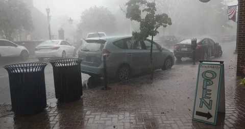 A storm in Delaware Video stock 114676063