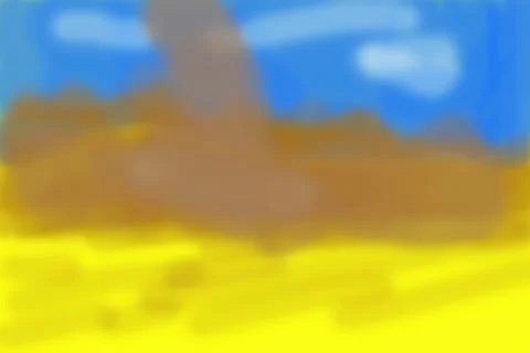 Storm of the desert Stock Illustration