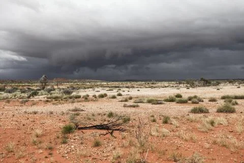Storm in the Desert Stock Photos