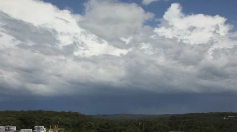 Storm Developing Time Lapse Stock Footage 40683017