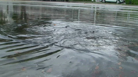 Storm Drain  Stock Footage 399390