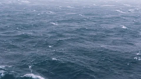 Storm in the Drake Passage Video stock 90313925