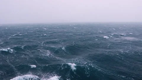 Storm in the Drake Passage Video stock 90313948