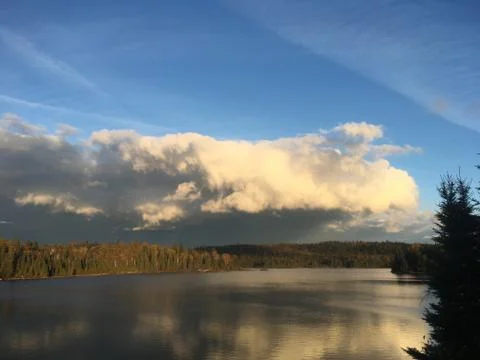 Storm End Stock Photos