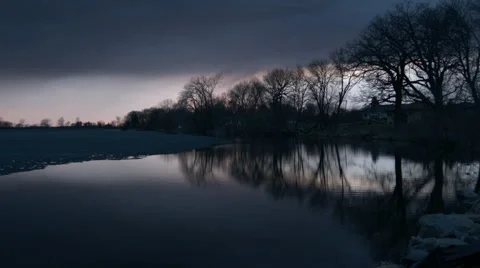 Storm evening Stock Footage 42844230