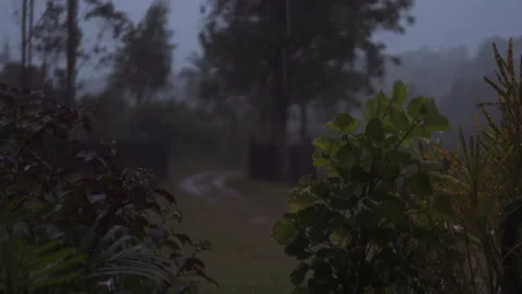 Storm farm - dark clouds Video stock 148186715