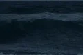 Storm Fiona -night stormy seas and waves at night 2 Footage