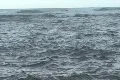 Storm Fiona - Surfer riding a wave from storm 4 Footage