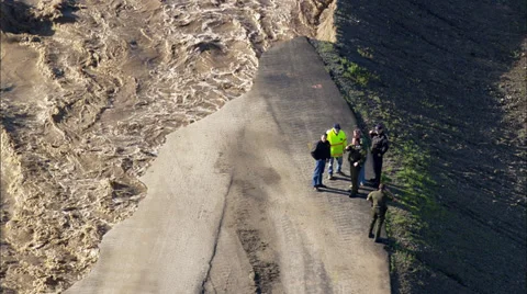 Storm Flooding Aftermath Stock Footage 37390833