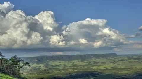 Storm formation in a canyon - Timelapse Stock-Footage 47817786