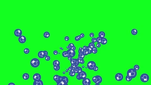 Like storm front direction-greenscreen Video stock 161690813