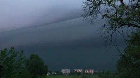 Storm front Stock Footage 38286131