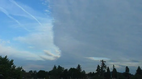 Storm Front Moves In Stock Footage 754818