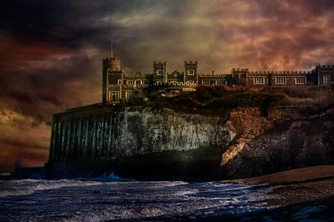 Storm Front On The Seafront Stock Photos