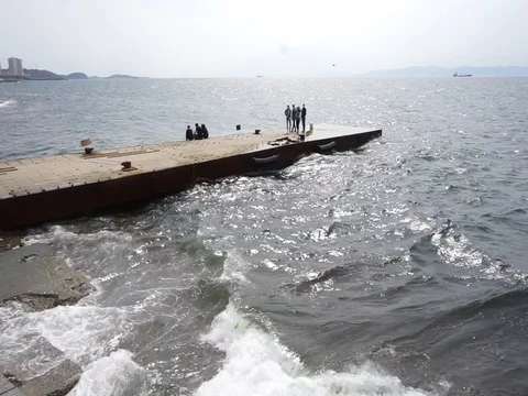 The storm in the Gulf Vídeo Stock 81198588