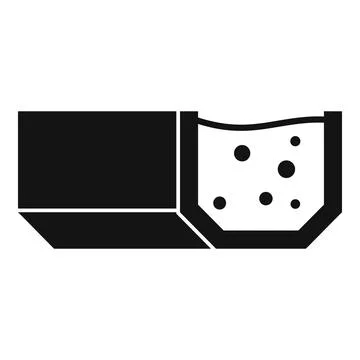 Storm gutter icon, simple style Stock Illustration