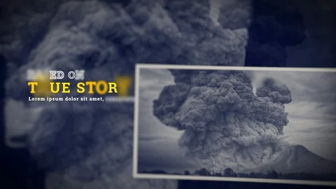 STORM - History Memories Slideshow After Effects stock