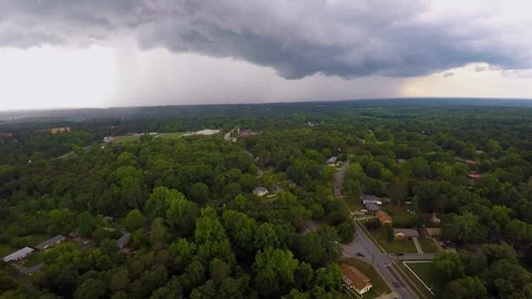 Storm On The Horizon 3 Stock Footage 97534948