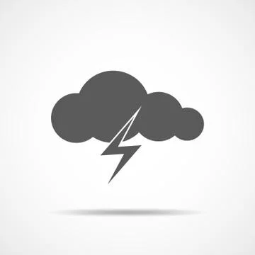 Storm icon .Vector illustration. Stock Illustration